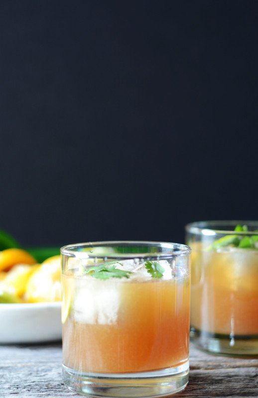 Sweet Lime Ginger Rum Cocktail