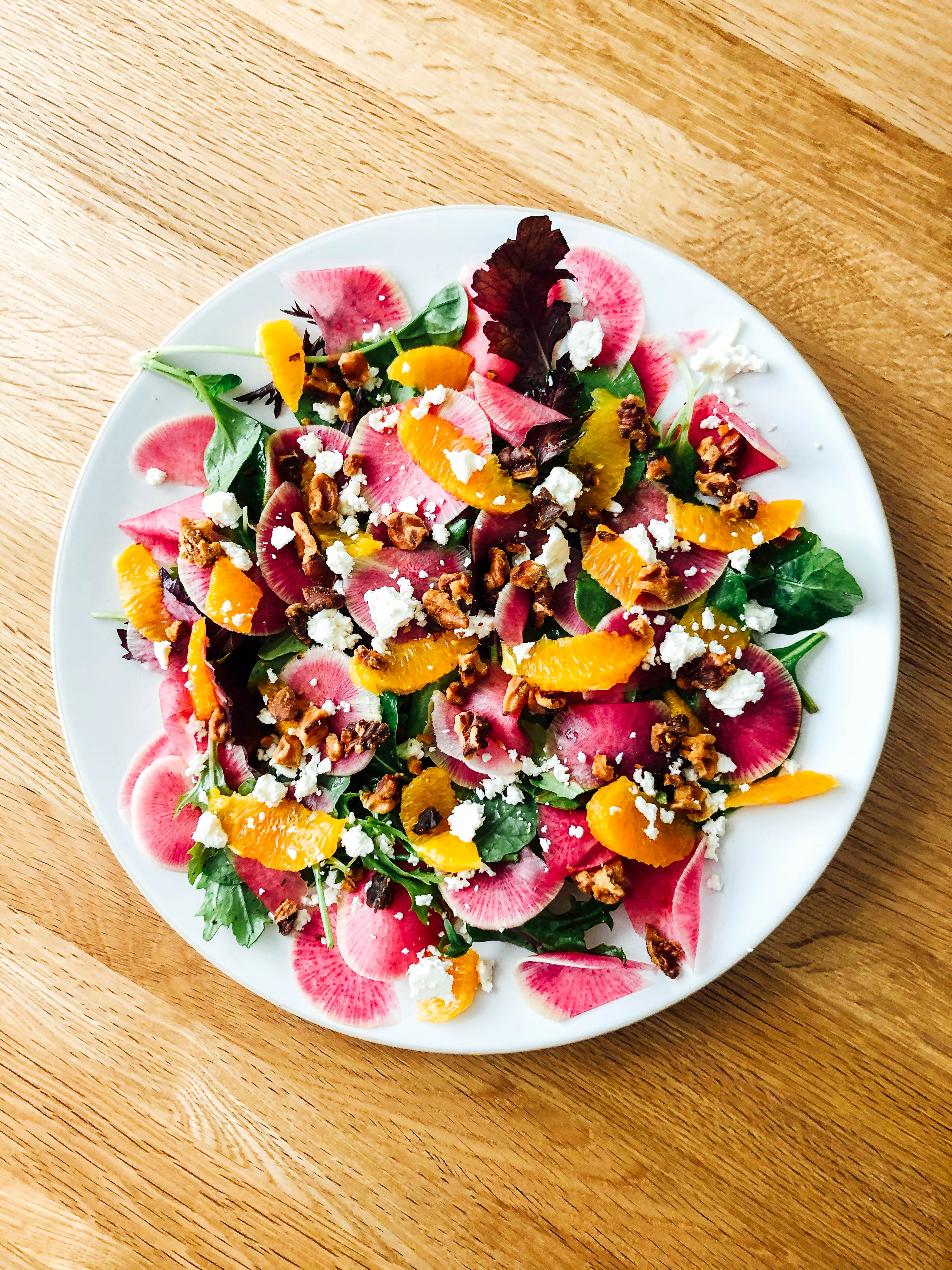 A Delicious Watermelon Radish Salad